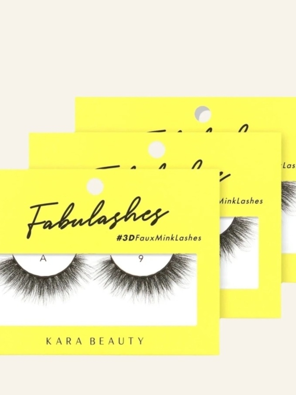 Fabulashes 3D Faux Mink Lashes (3 Sets)